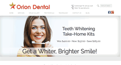 Desktop Screenshot of oriondental.ca